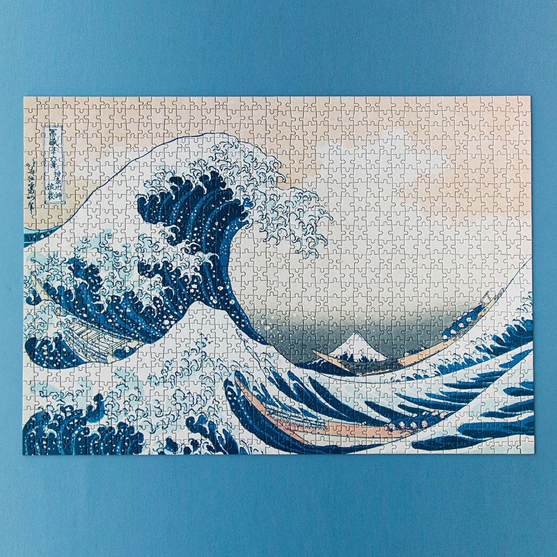 <p>puzzle de 1000 peces de la onada de Hokusai</p>